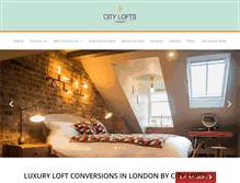 Tablet Screenshot of cityloftslondon.com